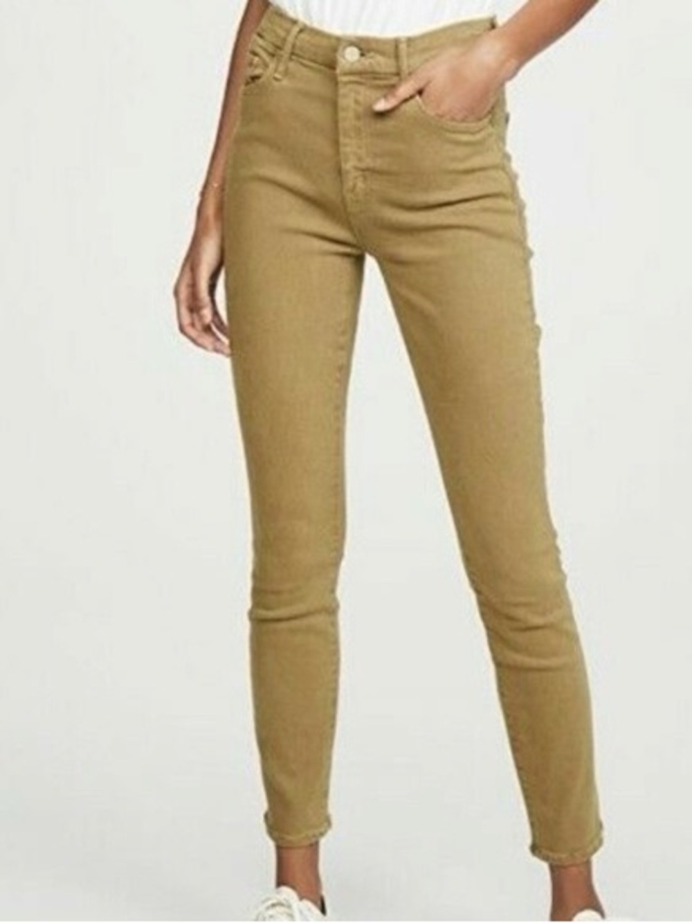 MOTHER High Waisted Looker Ankle Jeans Prairie Rare Color Size 26